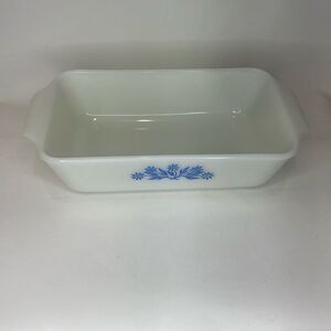 Anchor Hocking Fire King 1 qt Loaf Pan Casserole 441 Oven Proof Vintage Blue